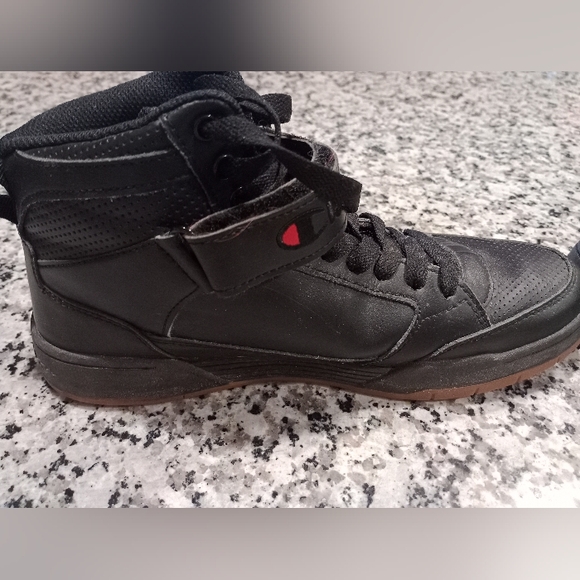 Men's Champion Arena Power HI Black Lifestyle Sneakers Size 8.5 **EUC** - Picture 6 of 9